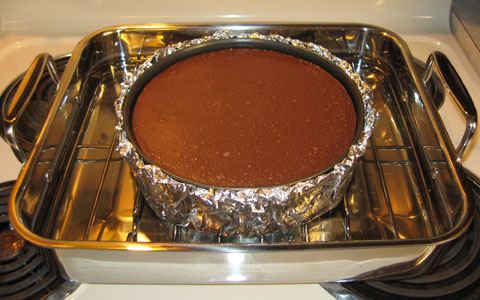 Chocolate Cheesecake—Prototype 23 (in new pan)