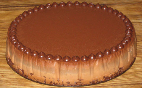 Chocolate Cheesecake—Prototype 18 (with chocolate chip border)