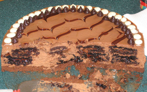 Chocolate Cheesecake—Prototype 17 (about 1/2 gone)