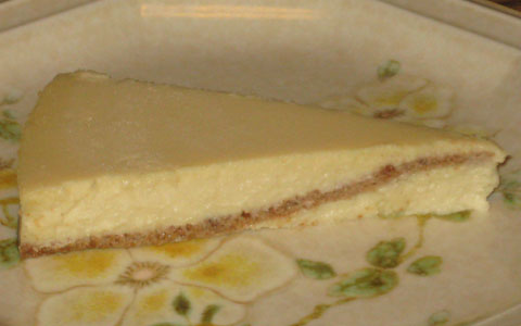 Vanilla Cheesecake—Prototype 2 (sliced)