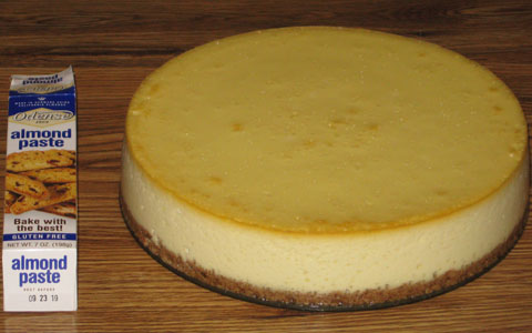 Almond Cheesecake—Prototype 1