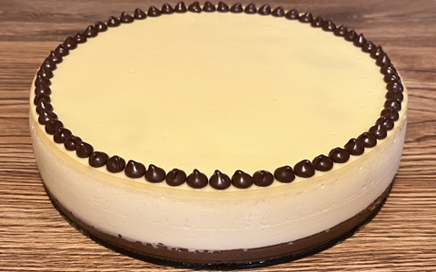 Chocolate Chip Cookie Dough Cheesecake—Prototype 5 (whole)