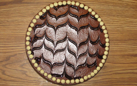 Chocolate Cheesecake—Prototype 16 (top view)