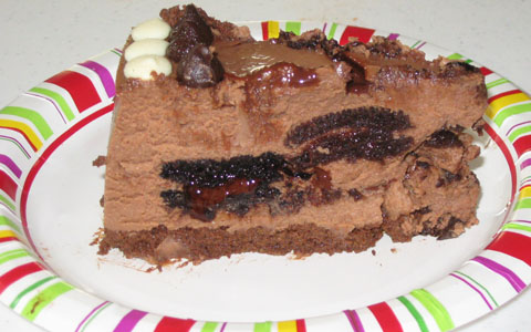 Chocolate Cheesecake—Prototype 17 (sliced)