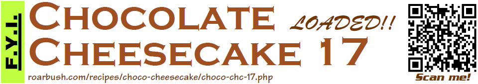 Sign—Chocolate Cheesecake 17 (LOADED!!)