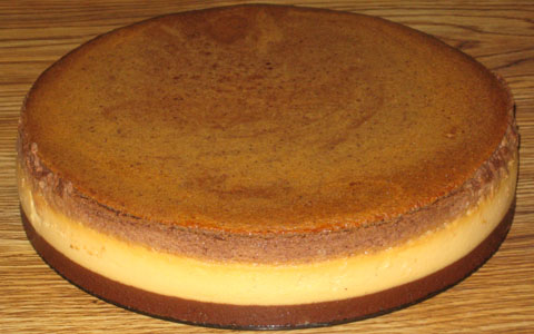 Chocolate Eggnog Cheesecake—Prototype 1