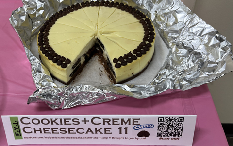 Cookies+Creme Cheesecake—Prototype 11 (with Oreo sign)