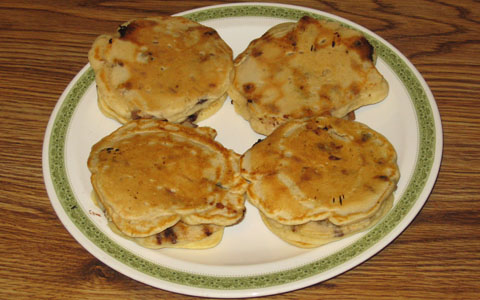 Chocolate Chip Cookie Dough Pancakes