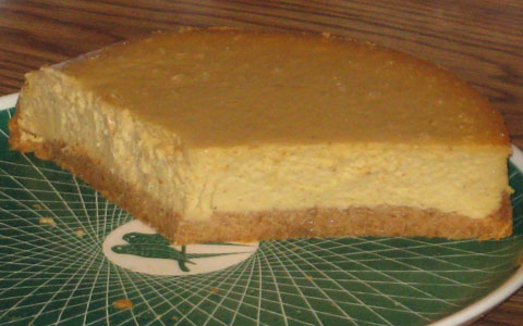 Pumpkin Cheesecake—Prototype 3 (sliced)