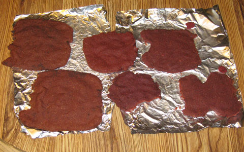 Red velvet samples (6 variants)