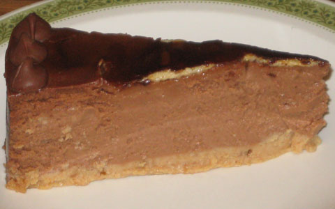 S'mores Cheesecake—Prototype 2 (sliced)